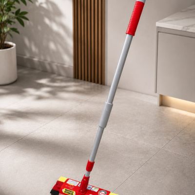 ممسحة زجاج مزدوجة مع إسفنجة وعصا تلسكوبية من لياو (LIAO Telescopic Window Cleaner Squeegee).  & : LIAO Telescopic Window Cleaner Squeegee & Sponge.