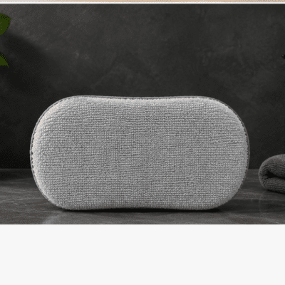 إسفنجة غسيل وتنظيف مايكروفايبر من لياو (LIAO Microfiber Sponge).  & : LIAO Microfiber Wash & Cleaning Sponge.