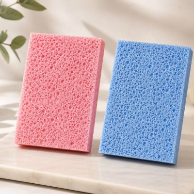 إسفنج تنظيف سليولوز فائق الامتصاص ومتعدد الاستخدامات من لياو (عرض 1+1 مجاناً) - (LIAO Cellulose Sponge 1+1 Gratis).  & : LIAO Super Absorbent All-Purpose Cellulose Cleaning Sponge (1+1 Gratis Value Pack).