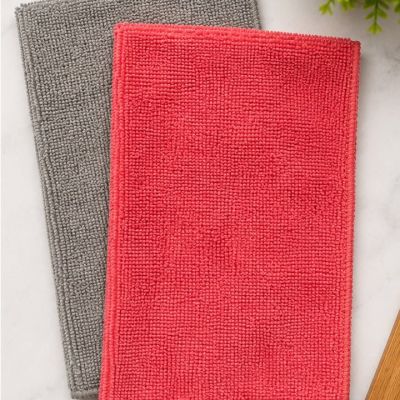 طقم فوط تنظيف مايكروفايبر من لياو (قطعتان) -  مقاس 30* 40 سم  (LIAO Microfiber Cloths - 2 Pcs).  &  : LIAO Microfiber Cloths Set (2 Pieces).