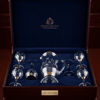 طقم  شربات سلفاني 7قطع مدهبSylvani 7-piece gold-plated sherbet set 