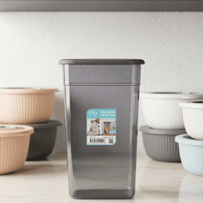 علبة حفظ وتنظيم بقوليات بلاستيك بغطاء محكم - ماركة فولي لايف (Foly): Foly Plastic Legumes & Food Storage Container with Airtight