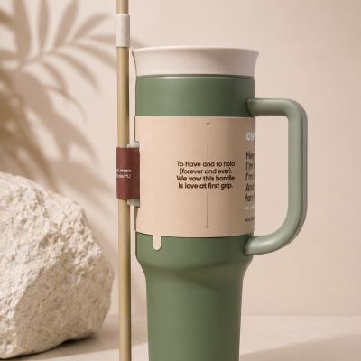 كوب حفظ حراري اوالا ثيرموس بمقبض وقشة - 40 أونصة / زيتي حوالي 1.18 لتر (Owala Insulated Tumbler with Handle and Straw - 40 oz Green).  & : Owala Insulated Travel Tumbler with Handle & Straw (40 oz - Green).