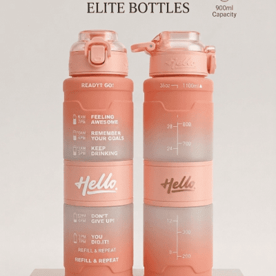 زجاجة "هايدريت آند جو" (Hydrate & Go)& Elite Bottle