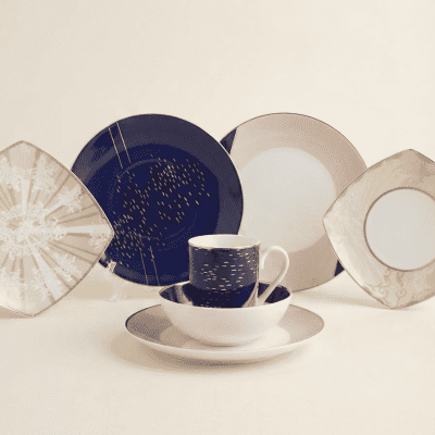 طقم عشاء ديملا 33قطعه. بورسلين Dimla 33-piece dinner set. Porcelain. 