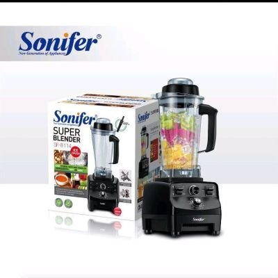خلاط 1×4 متعدد الاستخدامات من ماركه Sonifer موديل( SF-5525) وعاء الخلاط من الزجاج سعه1.25لتر عصاره لعصر الفواكه والخضروات، كبه لفرم اللحوم أو الخضروات، مطحنه للتوابل أو القهوه بسرعتين، قوه 800وات 🤍