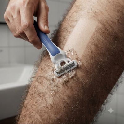 ماكينة حلاقة مائية ذكية متصلة بخرطوم مياه (AquaCare Pro / Water Jet Shaver).  & : AquaCare Pro - Water Jet Shaver / Water-Powered Shaving Razor Set.