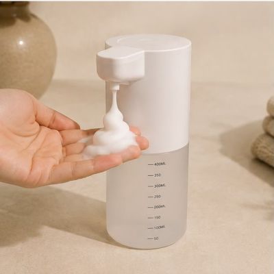 موزع الصابون والرغوة الأوتوماتيكي الذكي القابل للشحن (Automatic Sensor Foam Soap Dispenser).  & : Automatic Sensor Foam Soap Dispenser - Rechargeable.