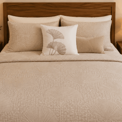 طقم كوفرته صيفي جاكار 6 قطع6-piece jacquard summer bedspread set 