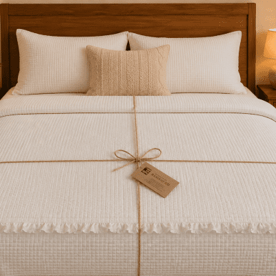 كوفرته تريكو 240 في 240 دبل فيس Knitted blanket 240 x 240 double-sided