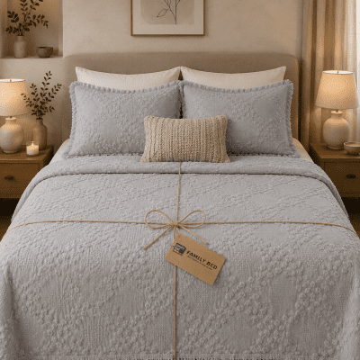 كوفرته تريكو 240 في 240 دبل فيس Knitted blanket 240 x 240 double-sided