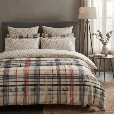 ملايه اربع قطع استك مخلوط 120 &times; 200   Four-piece fitted sheet, mixed elastic, 120 x  200 