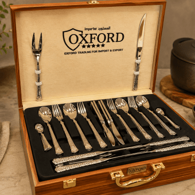 شنطة معالق 86 قطعة من شركة اكسفوردOxford Cutlery Set, 86 Pieces 