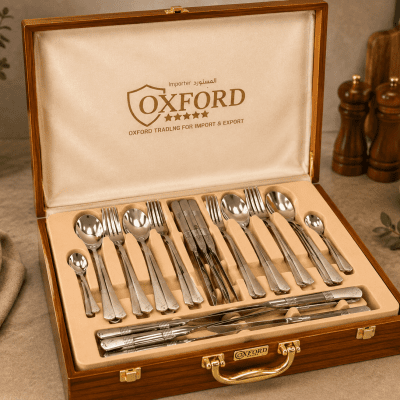 شنطة معالق 86 قطعة من شركة اكسفوردOxford Cutlery Set, 86 Pieces 
