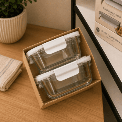 علبه ثلاجه 2قطعه مربع 2-piece square refrigerator box 