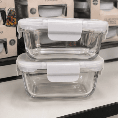 علبه ثلاجه 2قطعه مستطيل 2-piece rectangular refrigerator box 