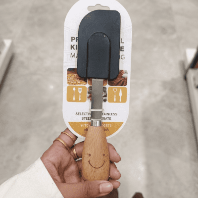اسباتيولا سمايل بيد خشب Spatula Smile Wooden Handle 