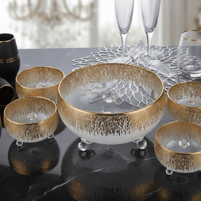 طقم بولات زجاج 7قطع7-piece glass bowl set 