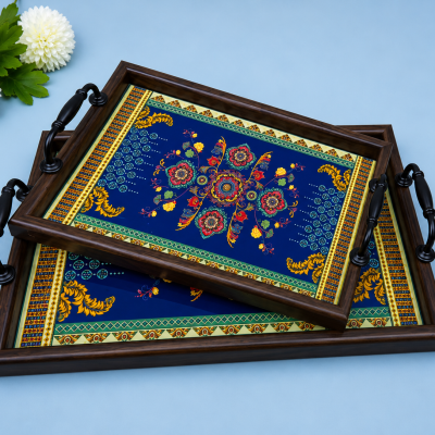 طقم صواني 2قطعه  2-piece tray set 