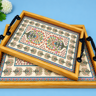 طقم صواني 2قطعه  2-piece tray set 