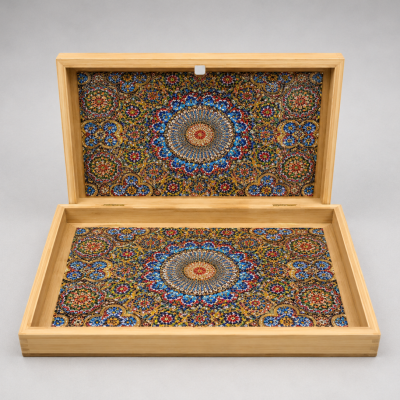 طقم صواني 2قطعه  2-piece tray set 