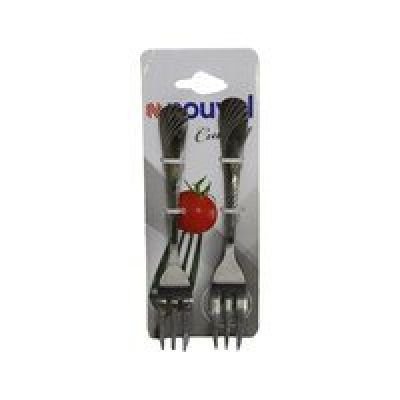 شوكات طاولة "Nouve Cut" من الستانلس ستيل