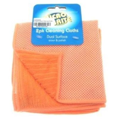 فوط تنظيف "Microbrite" مزدوجة السطح للمواعين 3قطع