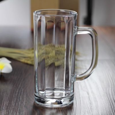  طقم 6 اكوب زجاجي طويل بمقبض بتصميم مميز