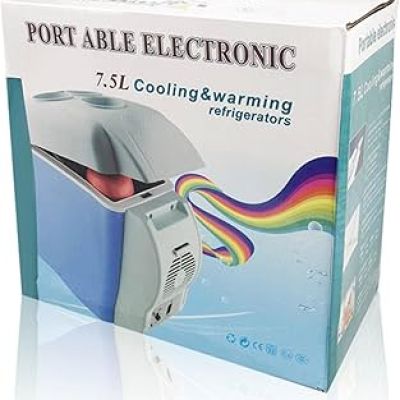 ثلاجة إلكترونية محمولة سعة 7.5 لتر (تبريد وتدفئة)