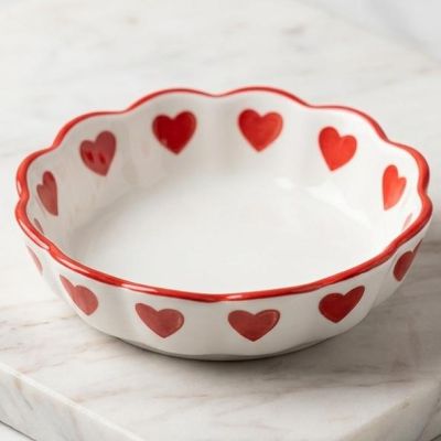Heart-Patterned Bowl