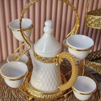 Porcelain Tea Set with Stand