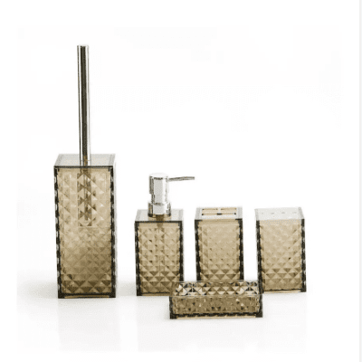 5-Piece Acrylic Bathroom Set