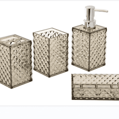 Piece Acrylic Bathroom Set4
