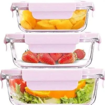 3-Piece Pyrex Refrigerator Storage Set