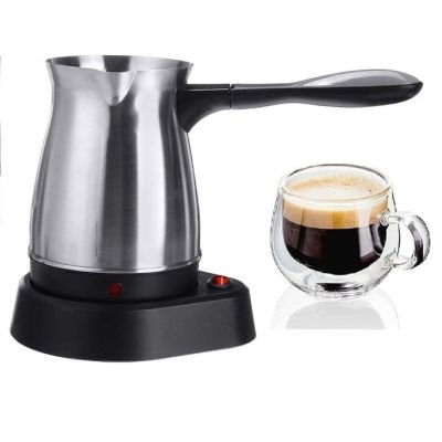 Electric Stainless Steel Coffee Kettle, 600 ml Capacity, Made of Stainless Steel
