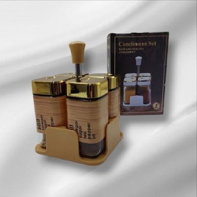 Piece Spice Jar Set with Holder-4