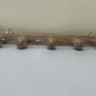 شماعة حائط خشب 