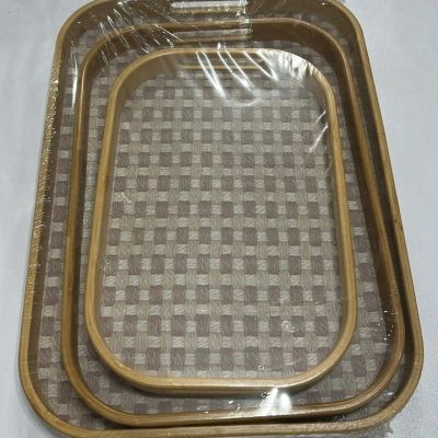 طقم صواني خشب 