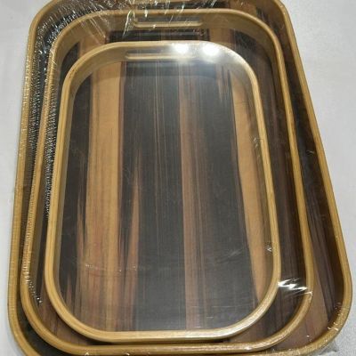 طقم صواني خشب 