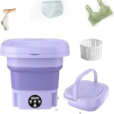 Foldable mini washing machine