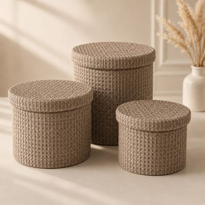 Premium Woven Fabric Multi-Purpose Storage 
