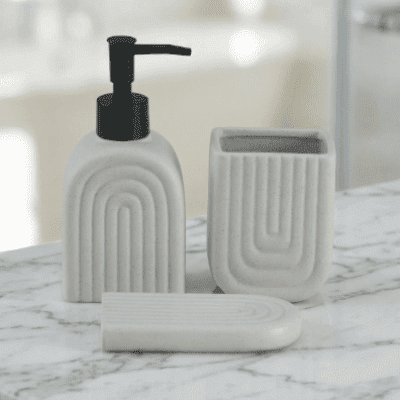 طقم حمّام 3 قطع سيراميك