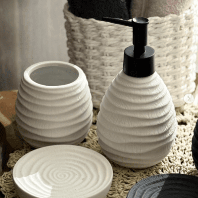 طقم حمّام 3 قطع سيراميك