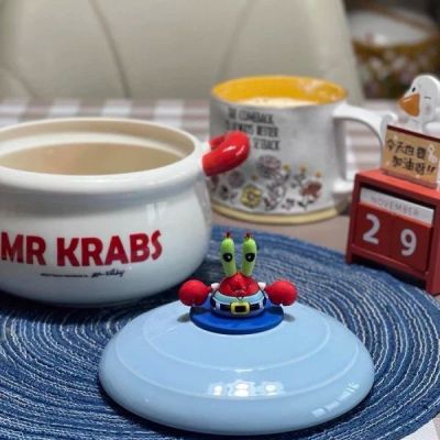  Mr. Krabs-Shaped Serving Bowl
