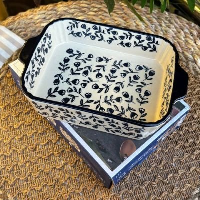 Small rectangular porcelain tagine &ndash; 700 ml