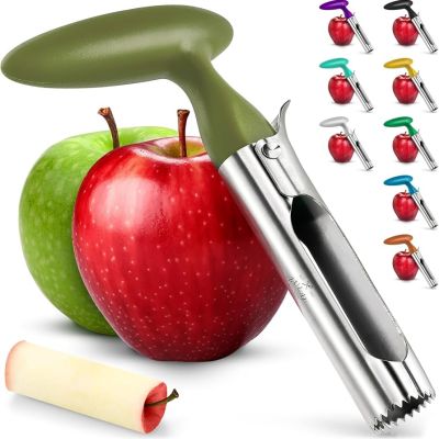 Zulay Kitchen Herramienta Premium para Deshuesador de Manzanas - Hojas Ultra Afiladas de Acero Inoxidable y Serradas para Cortar F&aacute;cilmente - F&aacute;cil de Usar y Limpiar, Herramienta Duradera para