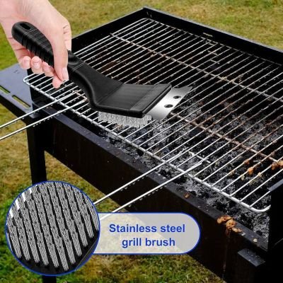 🔥 Stainless Steel Grill Brush Built for deep cleaning and effortless grilling care. Durable stainless steel design for a spotless grill every time.