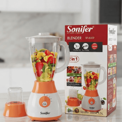  2-in-1 Plastic Electric Blender خلاط كهربائي بلاستيكي  2 في 1