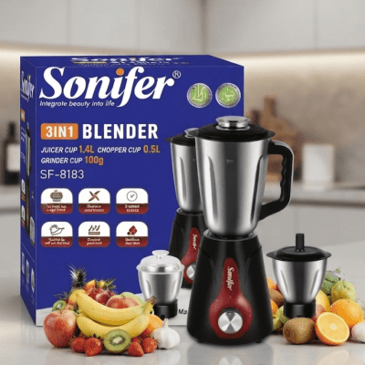 3-in-1 Electric Blender    خلاط كهربائي 3 في 1 طراز SF-8183