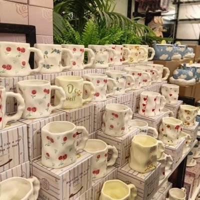 Wavy Mug Collection Add a touch of whimsy to your kitchen. Discover our adorable, uniquely shaped mugs&mdash;the perfect treat for yourself or a gift for someone special